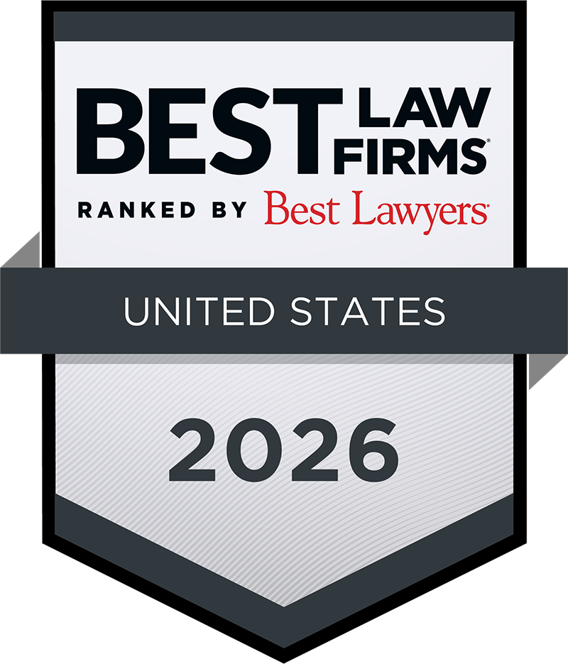 Best Law Firms of 2026 badge.